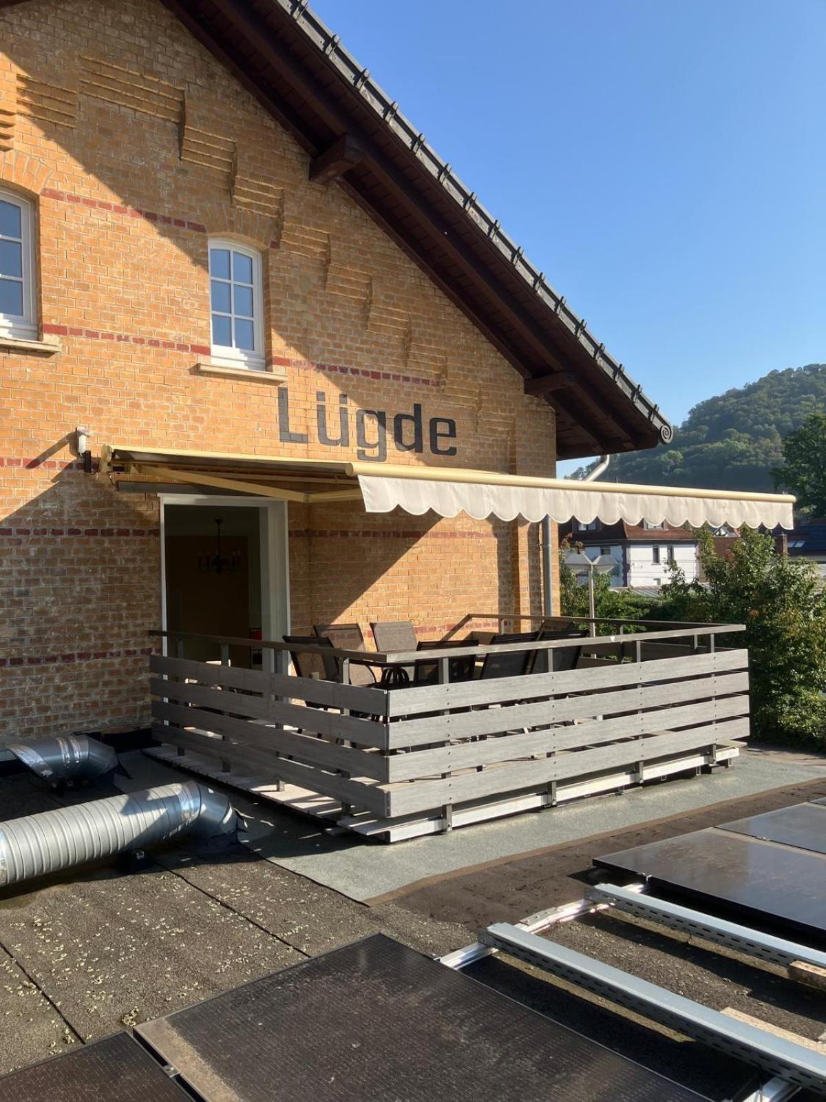 Ferienwohnung Im Bahnhof Luegde Exterior photo